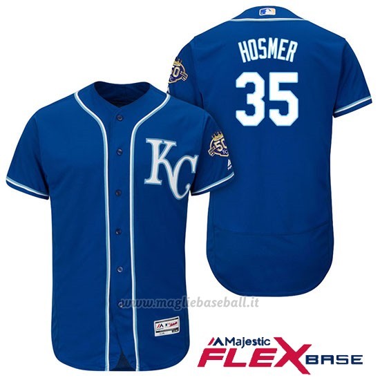 Maglia Baseball Uomo Kansas City Royals Eric Hosmer 50th Season Flex Base